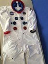 NASA Apollo Deluxe Replica A7L Space Suit With Anodized Aluminum Suit Fittings And Gold Reflective Visor