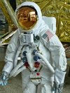 NASA Apollo Deluxe Replica A7L Space Suit With Anodized Aluminum Suit  Fittings And Gold Reflective Visor