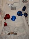 NASA Apollo Deluxe Replica A7LB Space Suit With Anodized Aluminum Suit Fittings And Gold Reflective Visor